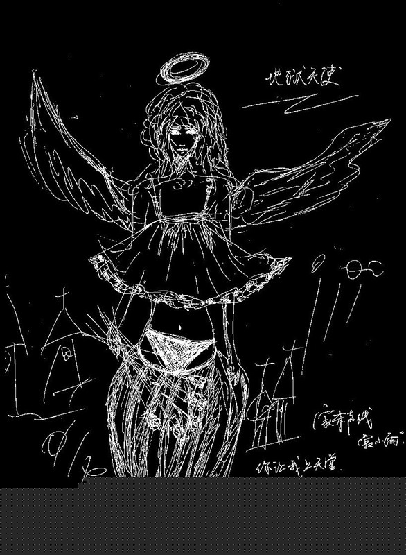 我真的就相信自己变成了天使