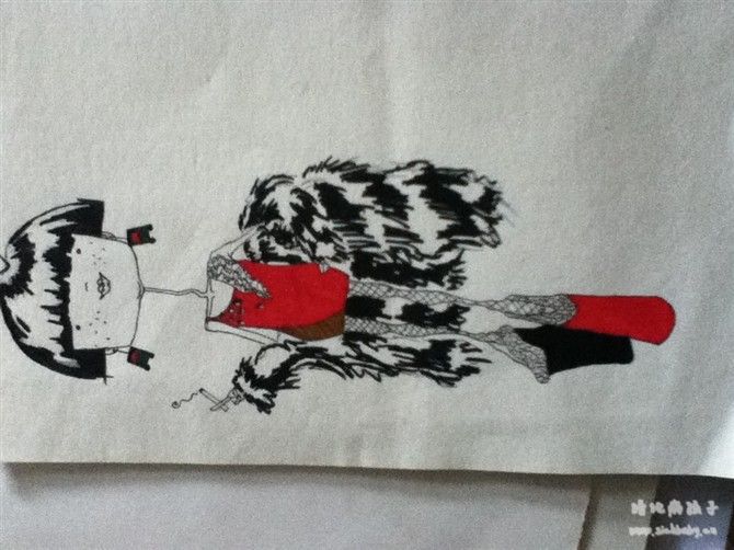 大二的自己Q像。